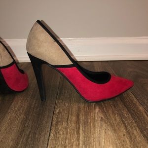 Chinese Laundry Suede Heels Pumps Size: 7